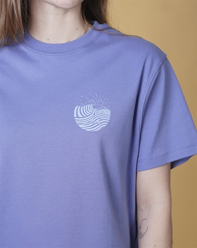 Elsk - Wave Womans Interlock T-Shirt - Glacier Blue 